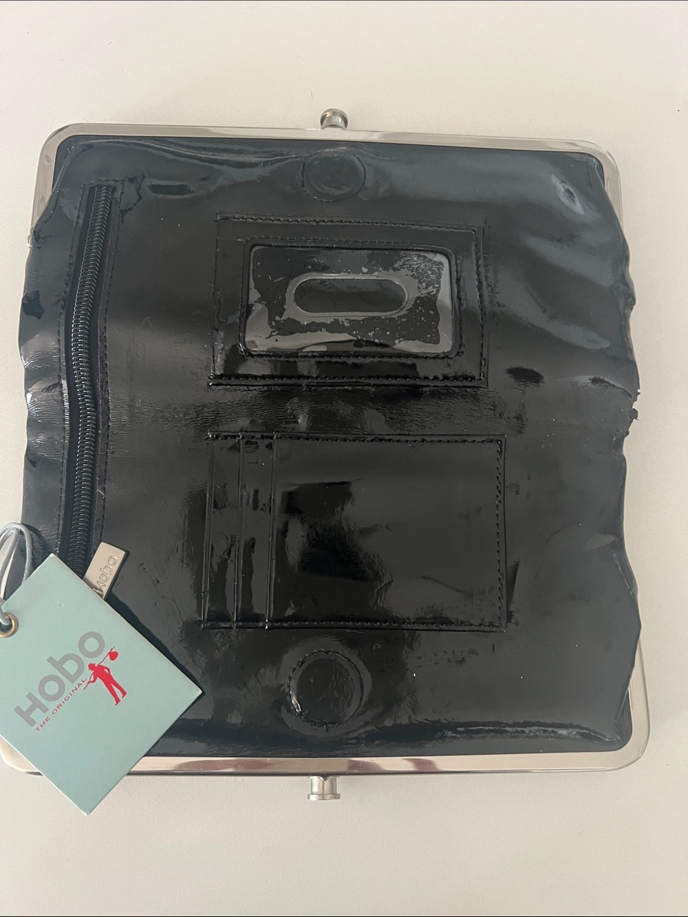 Hobo patient leather clutch style wallet - Picture 2 of 15